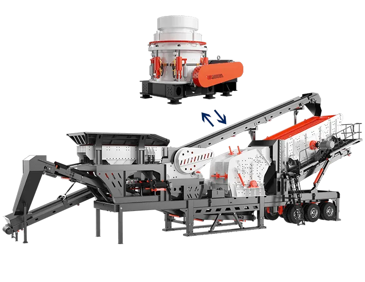 Four-Combination Mobile Crushing Station