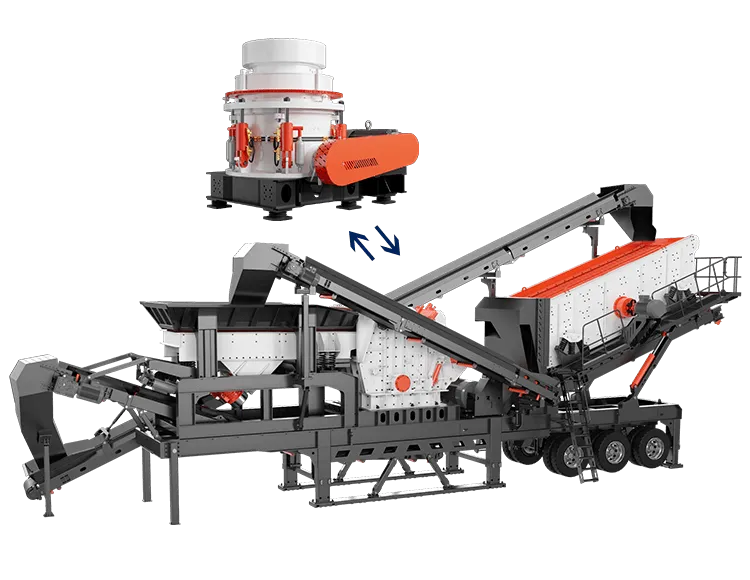 Three-Combination Mobile Crushing Station