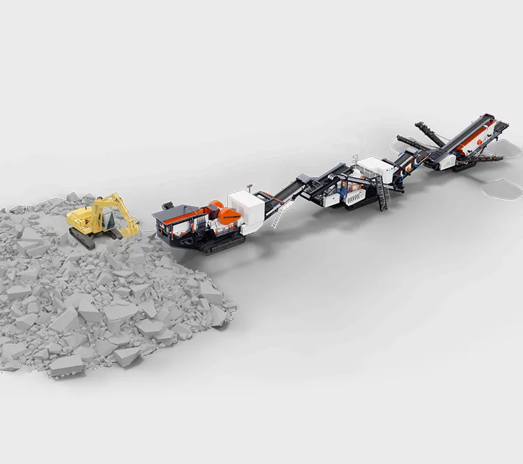 Mobile Stone Crushing Plant
